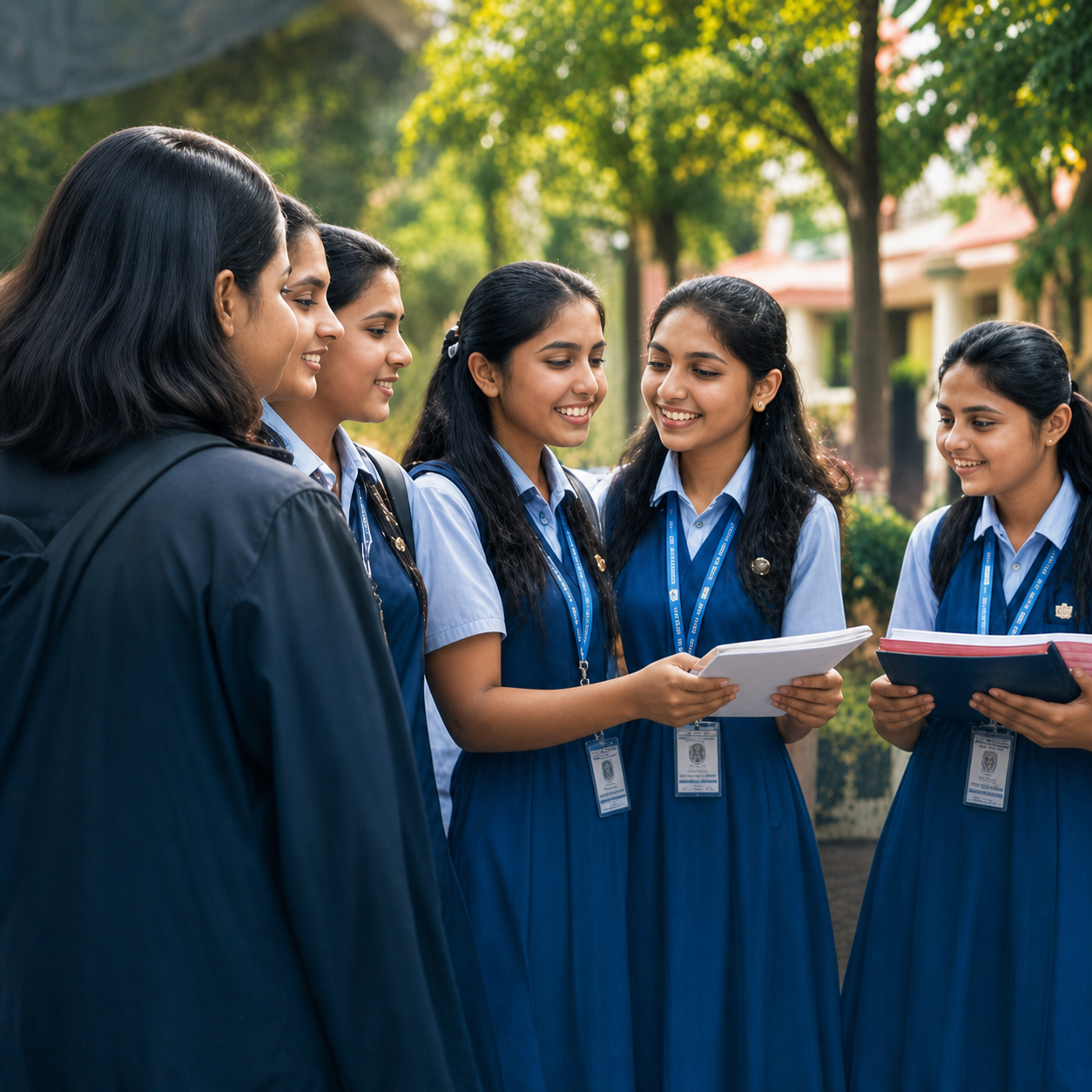 Students returning for the new academic year