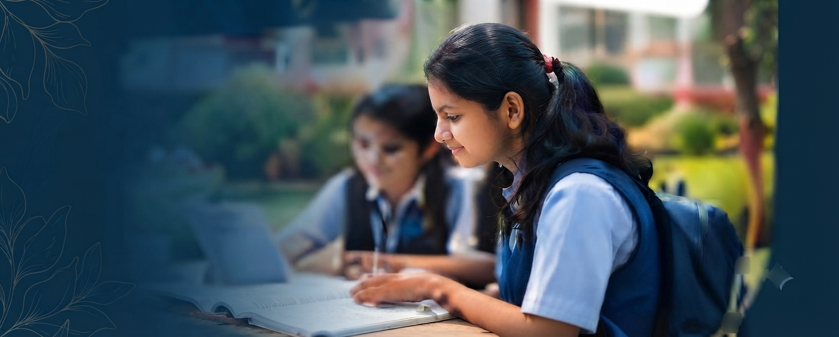 Students studying together at St. Anne's